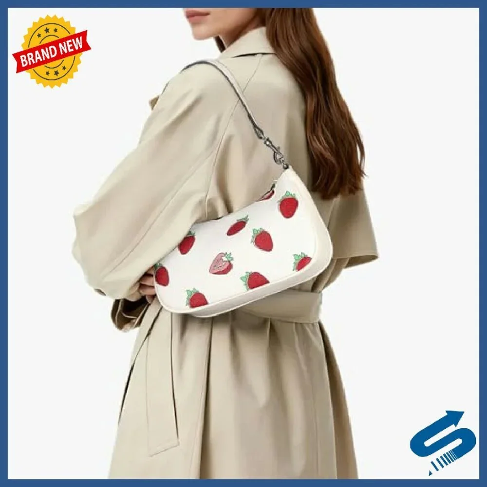 Small Leather Hobo Bag with Removable Straps, 3 Card Slots, Zipper Pouch